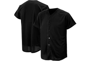ATONMORE Baseball Jersey for Men and Women, Baseball Shirts for Custom Button up Shirt,Hipster Hip Hop Sports Uniforms
