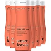 ATTITUDE Colorlast Hair Shampoo, EWG Verified, For Color Treated Hair, Protects Color, Naturally Derived Ingredients, Vegan and Plant Based, Avocado Oil and Pomegranate, 473 mL (Pack of 6)