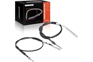 A-Premium Rear Driver & Passenger Side Parking Brake Cable Assembly Compatible with Chevrolet, GMC & Cadillac Models: Tahoe, 