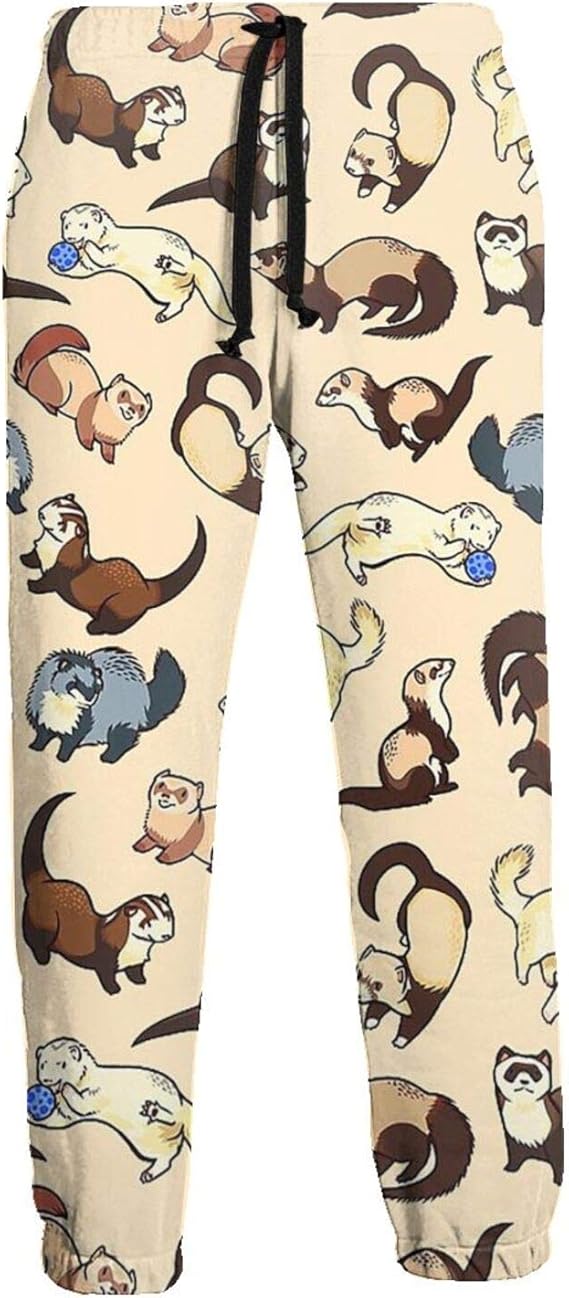 Amazon Co Jp アライグマ猫ロングパンツ メンズ おしゃれ スウェットパンツ カジュアルなズボン フィットネスパンツ 柔软 ズボン 服 ファッション小物