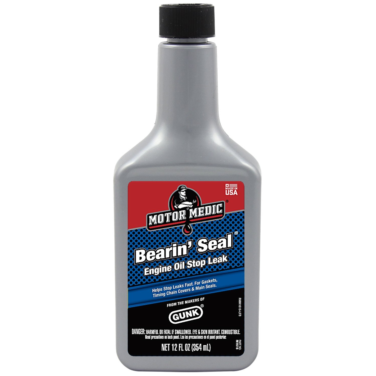 Motor Medic by Gunk M1616 Bearin' Seal Engine Oil Stop Leak 12 oz. eBay