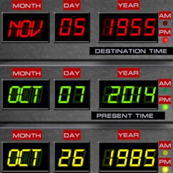 Amazon Com Time Circuits Dashboard Clock Appstore For Android