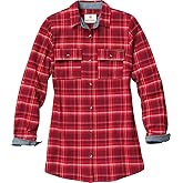 Legendary Whitetails Womens Stockyards Plaid Flannel Shirt