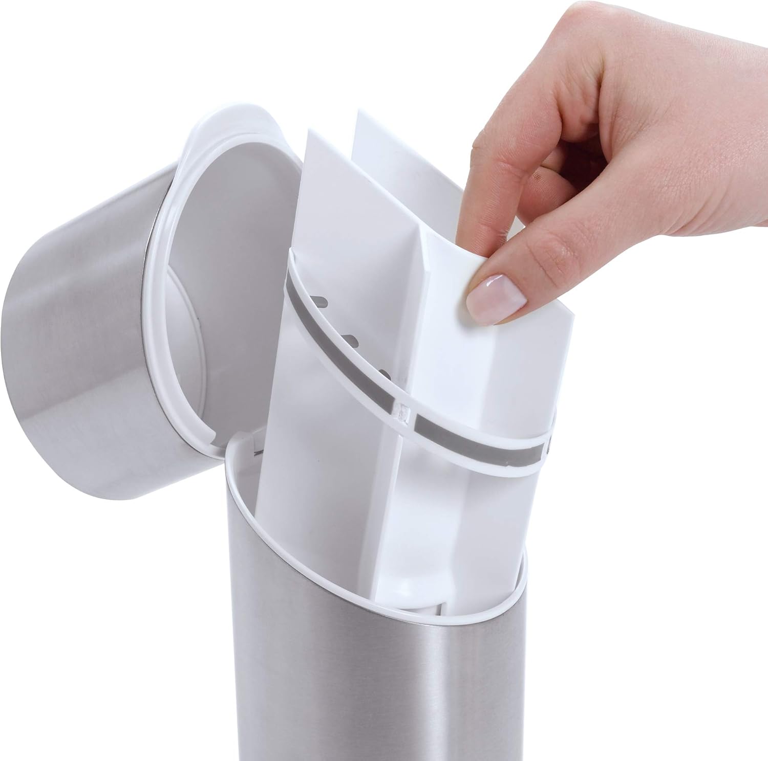 OXO 1286600 Good Grips Stainless Steel Toothbrush Organizer: Home & Kitchen