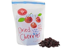 Cherry Bay Orchards - Dried Montmorency Tart Cherries (24oz Bag) - 100% Domestic, Natural, Kosher Certified, Gluten-Free, and GMO Free - Packed in a Resealable Pouch