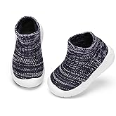 Engtoy Baby Shoes Sock Shoes Baby Walking Shoes Infant Non-Slip Breathable Slippers with Soft Rubber Sole Baby Boys Girls Slip On Sneakers