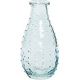 Transpac A6575 Glass Hobnail Vase
