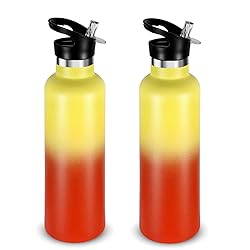 Neihepal 24oz Insulated Water Bottles Bulk 2
