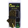 CLENZOIL Cobra Bore Cleaning System - Efficient, Easy Gun Cleaning Kit - Includes CLP Gun Bore Cleaner - with Integrated Brass Bore Brush - Woven Cotton Rope - for 44-45 Caliber Pistol