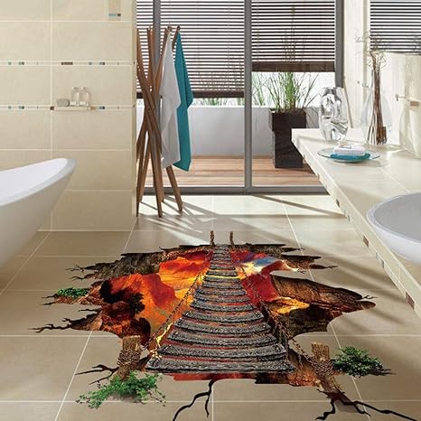 Meixia 3d Painting Glued Stereoscopic Waterproofing Simulation