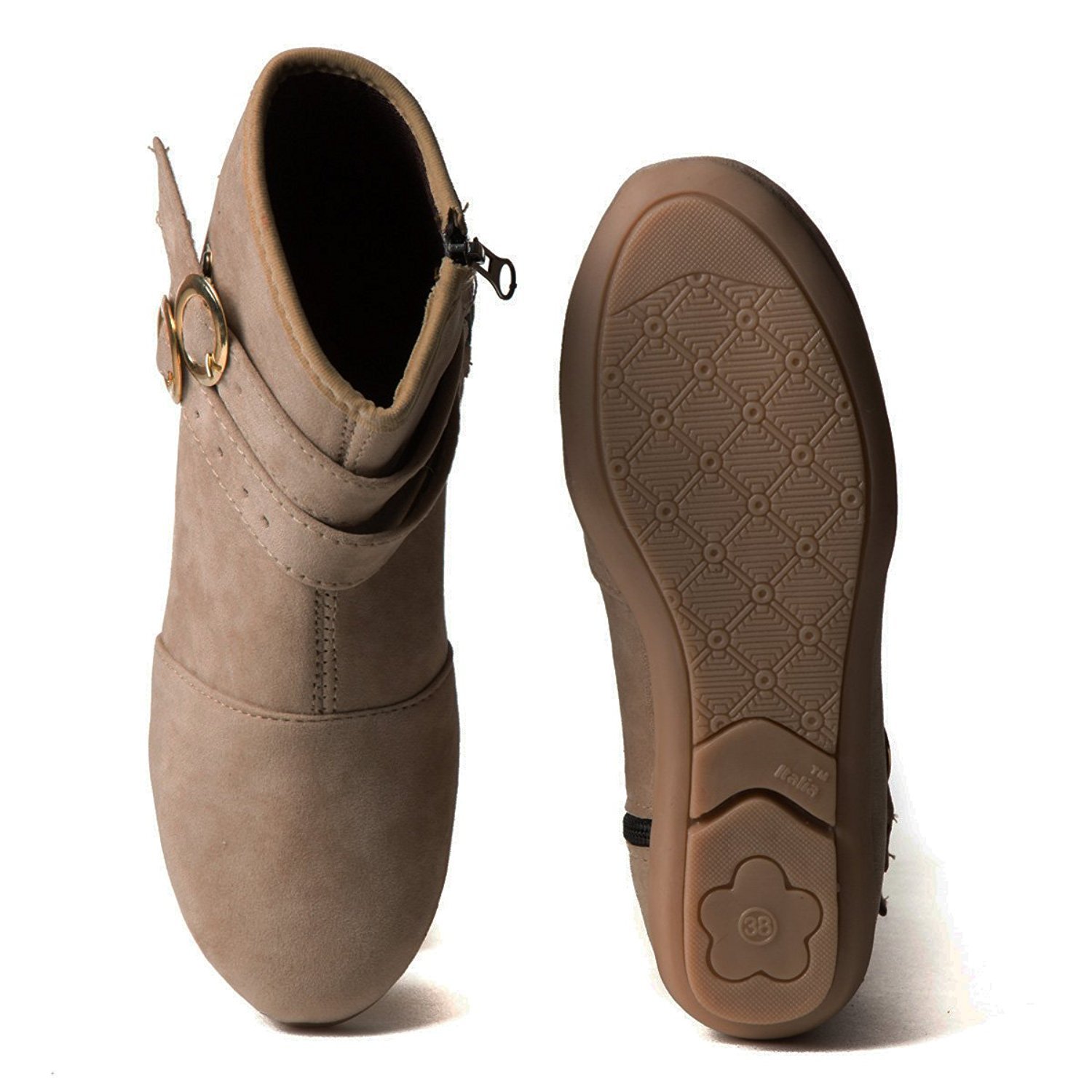 cool wings just lady beige boots shoes for women's