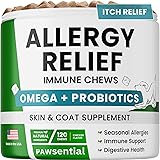 PAWSENTIAL Allergy Relief Dog Chews - Itchy Skin