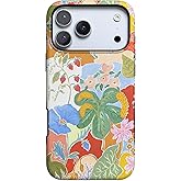 Casely iPhone 17 Pro Case | Botanical Blooms | Floral Patchwork | Bold Protective Design | Compatible with MagSafe