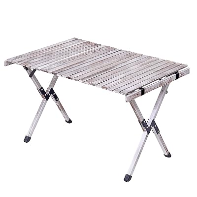 Buy Zhonglu Crafts Folding Picnic Table Camping Folding Wood Table Camping Table Portable Outdoor Indoor Wooden Picnic Table Travel Beach Garden Bbq Table In A Bag Rustic White Online In New Zealand B08xwztjpm