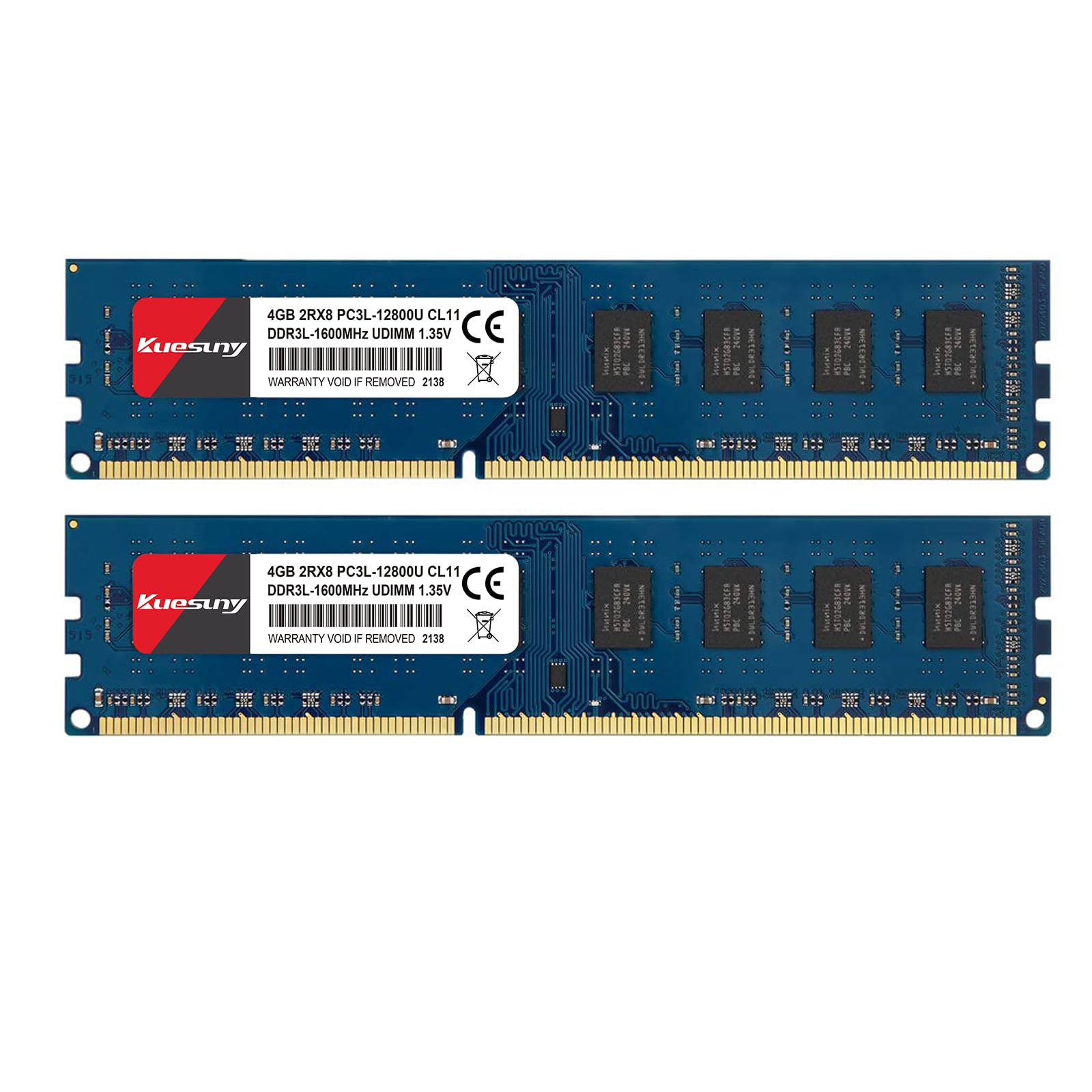 DDR3L 1600MHz Udimm Ram 8GB Kit