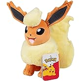 Pok&eacute;mon 8" Flareon Plush - Officially Licensed - Eevee Evolution - Authentic Soft Stuffed Animal Toy Figure - Gift for Kids, Boys, Girls - 2+