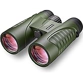 12x42 HD Binoculars for Adults – BAK4 Prism, FMC Lens, Waterproof & Lightweight – Clear Low Light Vision with Carrying Bag for Bird Watching, Travel, Hiking & Cruise (Green)