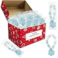 Fruidles Christmas Snowflake Candy Bracelet, Stretchable Multicolor Fruit-Flavored Chewables for Party Favors (24-Pack)