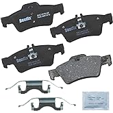 Bendix Priority1 CFC1424 Rear Brake Pads for Benz C63 AMG,CL500,CL550,CL600,CLS350,CLS400,CLS500,CLS550,E200,E250,E280,E300,E320,E350,E400,E500,E550,S350,S400,S430,S450,S500,S550,S600,SL55 SL63