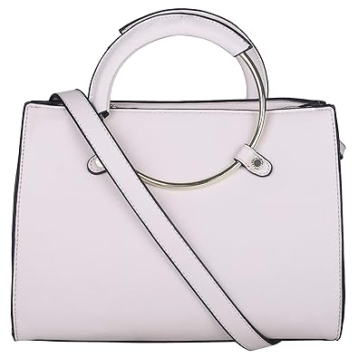 BCBGMAXAZRIA Womens Satchel (Beige)