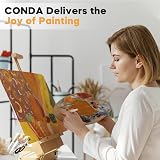 Conda Canvas for Painting 20x25 cm 24 Pack 100% Cotton Acid Free Prime view 3