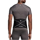 Tommie Copper Back Brace and Posture Corrector for Men l Sweat Wicking Breathable Back and Muscle Compression Support for Men