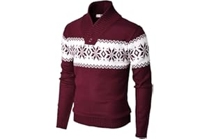 H2H Mens Casual Slim Fit Pullover Sweatshirts Knitted Shirts Napping Inside