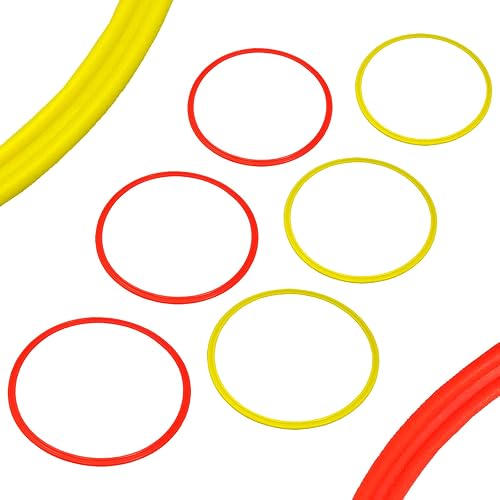 BlueDot Trading Agility Training Rings | 15" Plastic Speed Rings for ...
