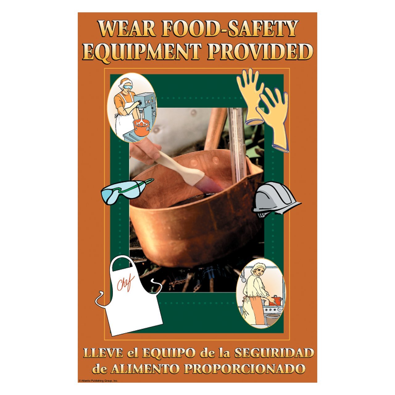 DayMark Safety Systems WEAR FOOD SAFETY EQUIPMENT Poster 11" X 17" (IT112099)