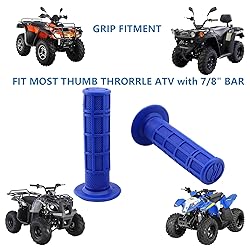 ATV Hand Grips 7/8" Soft Rubber Grip Compatible