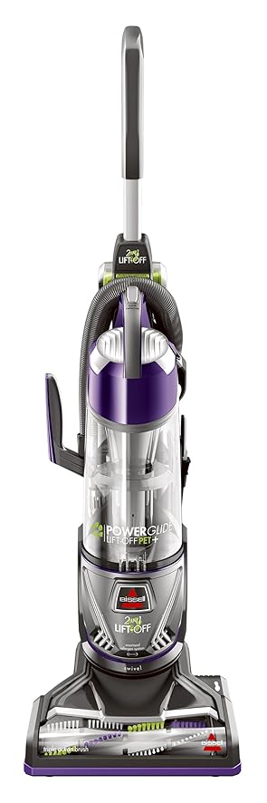 Bissell 20431 Powerglide Lift Off Pet Plus Upright Bagless Vacuum Bissell Bagless PowerGlide Vacuum with LiftOff Technology 9182W