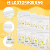 Partideal 120 Pcs 150ml Breast Milk Storage Bags with Zipper Seal view 3