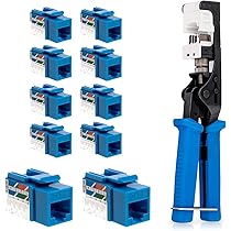 Network Tester 45° Angled Keystone Punch Down Tool - Super Fast Cat5e ...