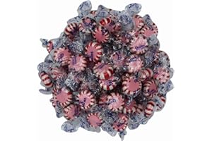 SWEETGLOB Original Individually Wrapped Starlight Mint Hard Candy (Spi-C-Mint Cinnamon Starlight Mints, 1 Pound)