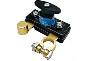 Battery Disconnect Switches 12V/24V, Heavy Duty Battery Shut Off Switch, Quick Disconnect Battery Cut Off Universal Switch fo