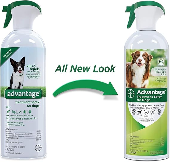 advantage flea & tick treatment spray for dogs