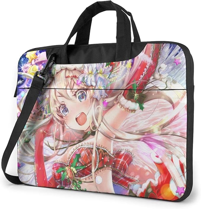 Laptop Bag,Anime Illustration Theme Briefcase,Shockproof Computer