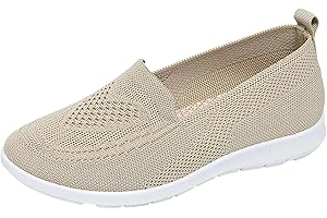 Women's Mesh Walking Shoes Summer Breathable Soft Arch Support Walking Anti-Skid Sports Shoes
