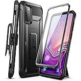 SUPCASE for Samsung Galaxy S20 FE 5G Case with Screen Protector (Unicorn Beetle Pro), [Built-in Stand & Belt-Clip] Heavy Duty Full-Body Rugged Protective Phone Case for Samsung S20 FE 5G, Black