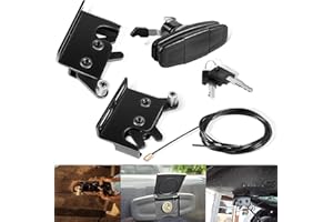 Ussuray 113436 Twist Handle Kit for Leer Truck Caps 100XQ, 100XL, 100XR, and TSC700 with Striker Latches 83514/83515 113436-100XQ