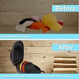 Glamgen Hat Case for 6 Baseball Caps Travel Organizer Bag w/ Extra Black Cap view 4