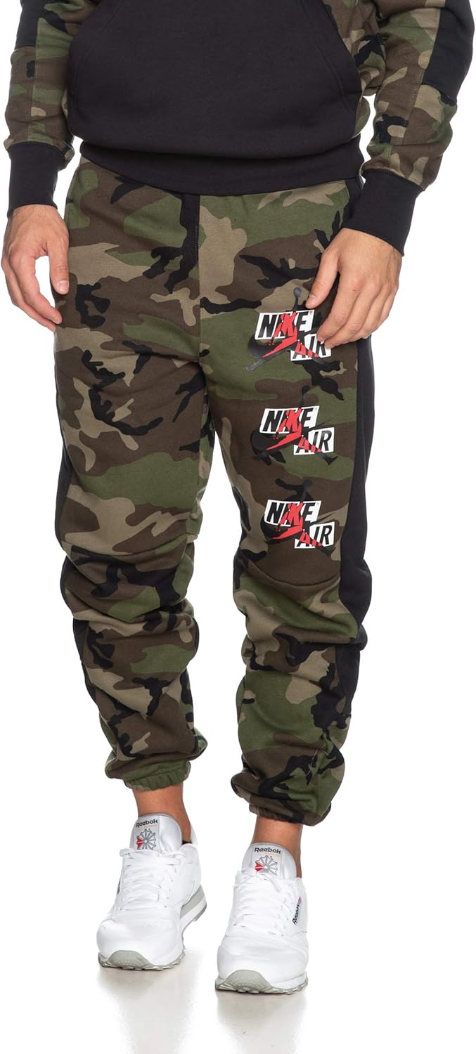 Nike Jogging Vert Homme Jordan Calo FLC Amazon.fr Vêtements et