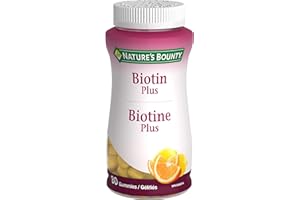 NATURE'S BOUNTY Biotin Plus Vitamin C & E, Helps Maintain Health Of Normal Hair And Skin, Ummies, 200 g