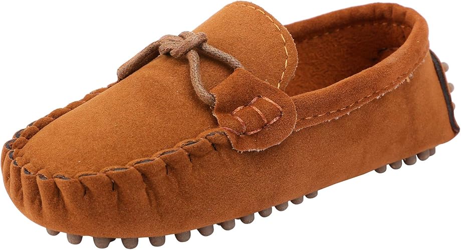 Amazon Snofiy モカシン キッズ ローファー 学生 男の子 女の子 子供靴 スリッポン フラット ボーイズ ガールズ 履きやすい Snofiy モカシン