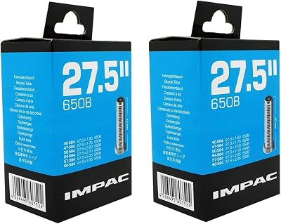 Impac 27.5 x 1.75-2.35 AV27.5 Schrader Inner Tube Pair
