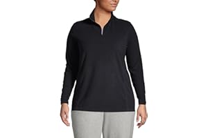 Lands' End Anyweather Fleece Quarter Zip Pullover