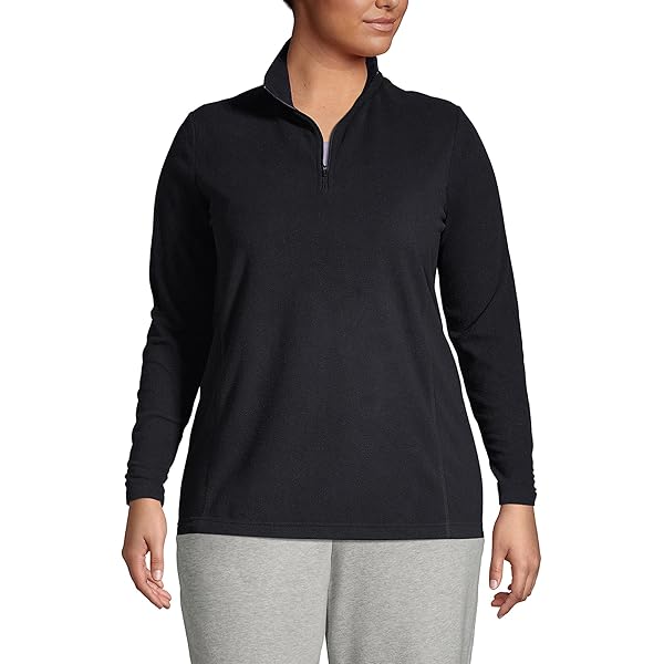 Juniors Plush Quarter Zip Pullover (US, Alpha, Medium