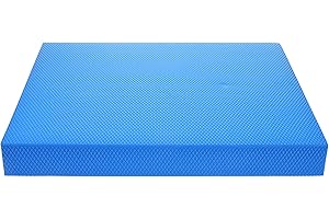 Cabilock Non-slip Blue Balance Pad 33x40x5cm Thick Fitness Mat for Core Training Yoga Kneeling Protector