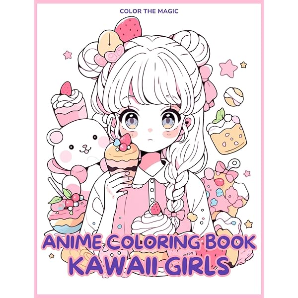 アイドル KAWAII MAKER BOOK Amazon.com: My first Anime Coloring Book: Kawaii Girls and their