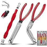 3Pcs Electrical Disconnect Pliers 37960,37980 Electrical Connector Disconnect Pliers, 60 Degree,Electrical Connector Separato